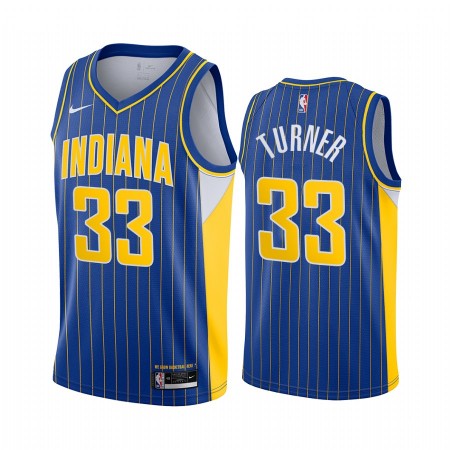 Indiana Pacers Myles Turner 33 2020-21 City Edition Miesten Pelipaidat Swingman
